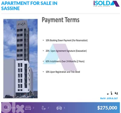 Premium residential project with payment facilities 4sale in Sassine
