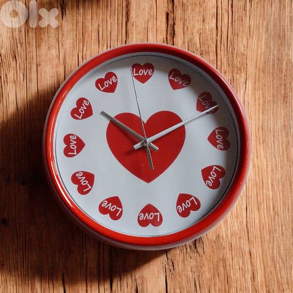 valentine's decorations clock 1