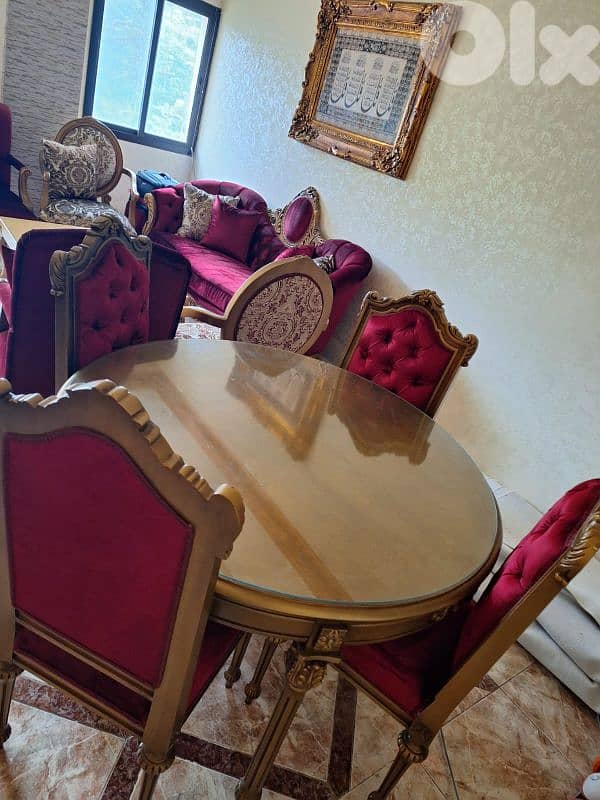 classic salon living room and dining room 5