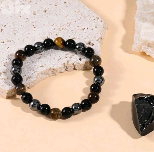 Natural Gem Stone Bracelet 3 different stones 2