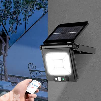 750-Lumen Solar Wall Light: Motion Sensor, Dual Power & IP65 Security