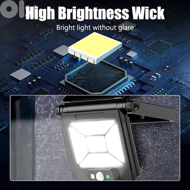 750-Lumen Solar Wall Light: Motion Sensor, Dual Power & IP65 Security 7