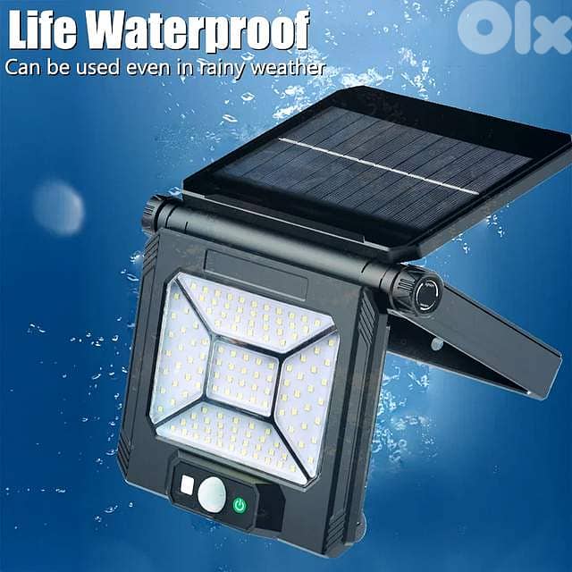 750-Lumen Solar Wall Light: Motion Sensor, Dual Power & IP65 Security 8