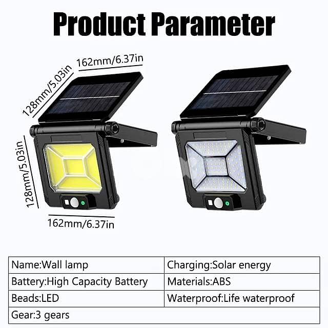 750-Lumen Solar Wall Light: Motion Sensor, Dual Power & IP65 Security 13
