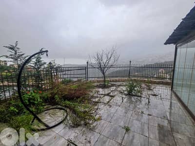 Fully Furnished Apartment in Qornet El Hamra, Metn with Terrace + View