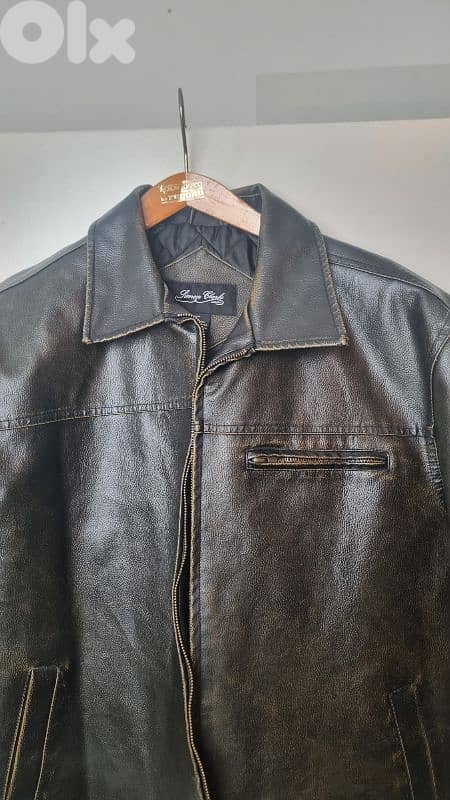 leather jacket  size L        03376986 3