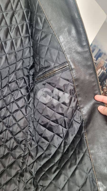 leather jacket  size L        03376986 5
