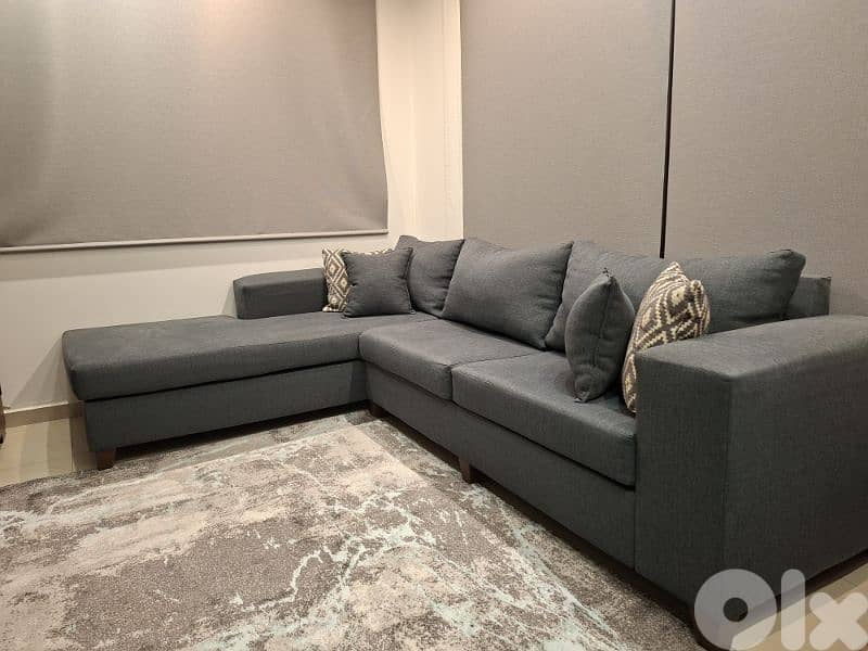 corner and dining table with chairs for sale 2