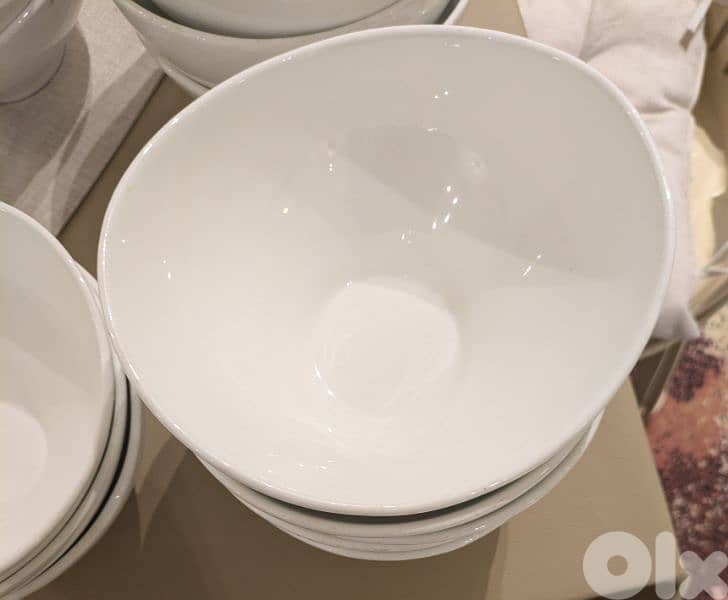 White Salad Bowl / Jout salata 1