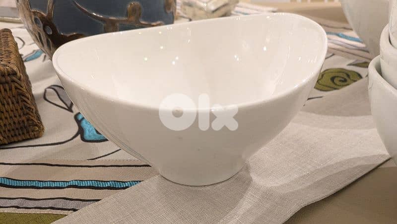 White Salad Bowl / Jout salata 3