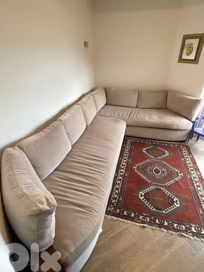 L-shaped sofa