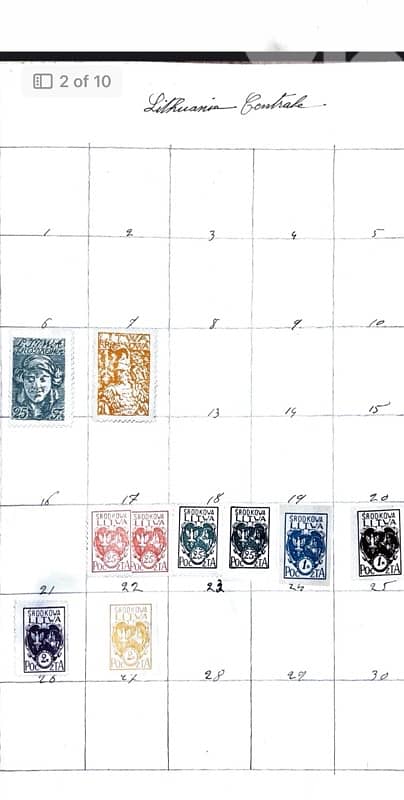 Lithuania Stamps 1