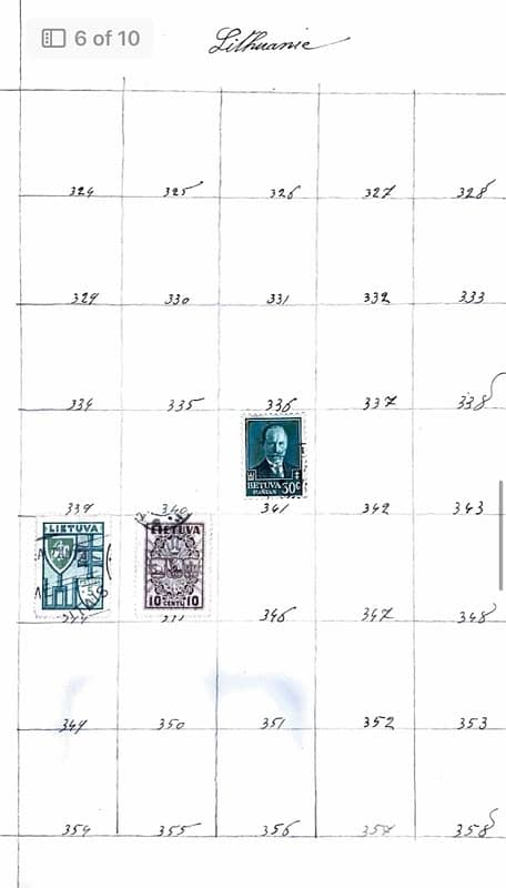 Lithuania Stamps 5
