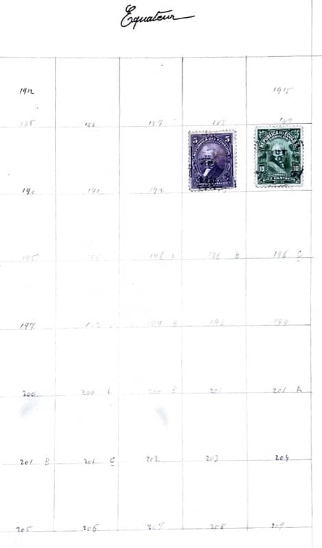 Ecuador Stamps 3