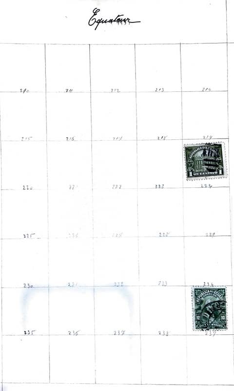 Ecuador Stamps 4