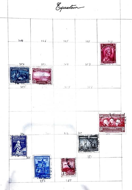 Ecuador Stamps 1