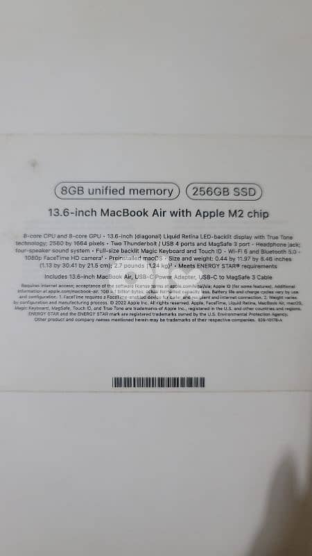mac book air m2 2