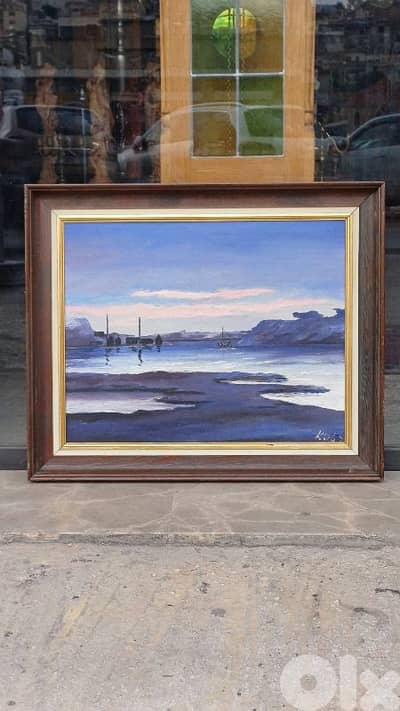 لوحة رسم زيتي اوروبية