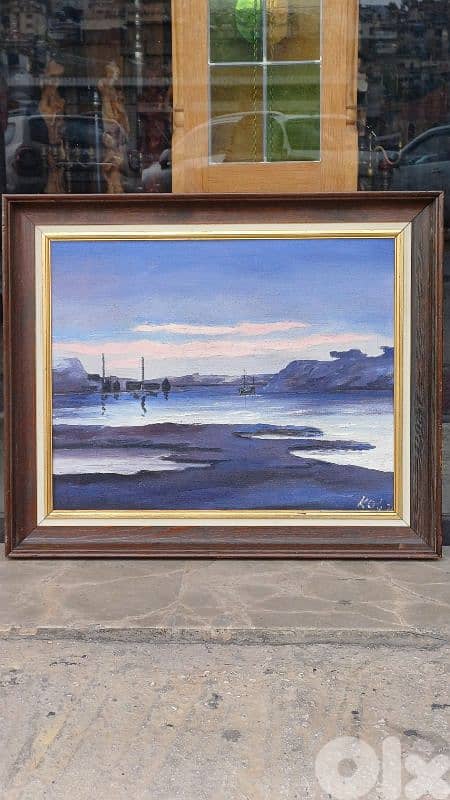 لوحة رسم زيتي اوروبية 2