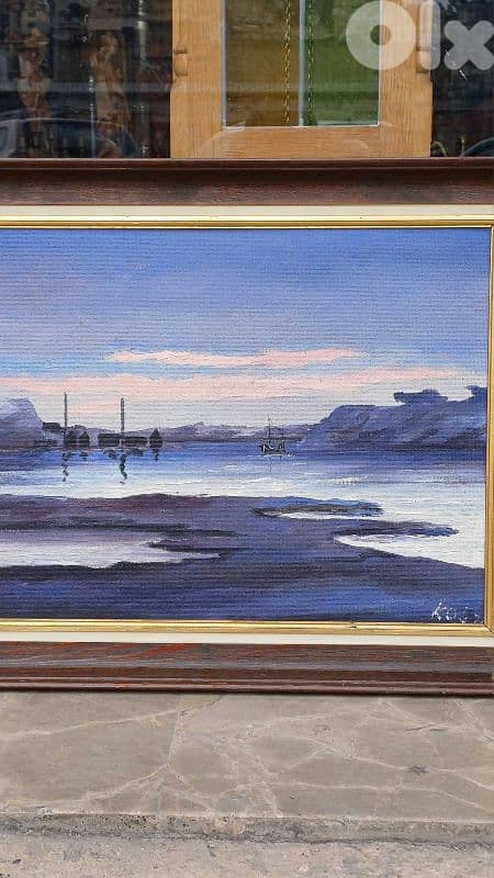 لوحة رسم زيتي اوروبية 3