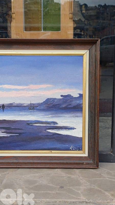 لوحة رسم زيتي اوروبية 4