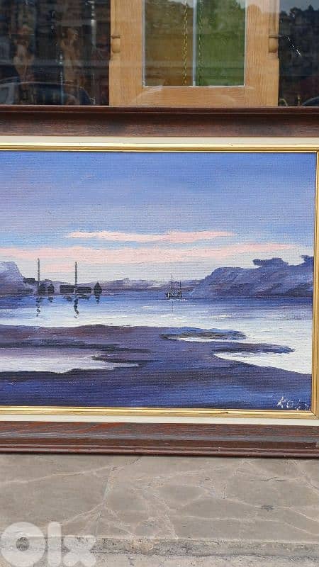 لوحة رسم زيتي اوروبية 5