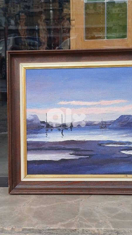 لوحة رسم زيتي اوروبية 6