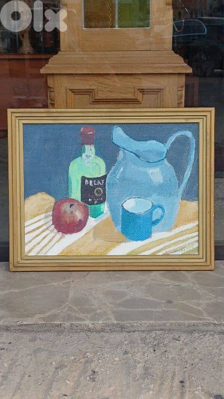 لوحة رسم زيتي اوروبية 1