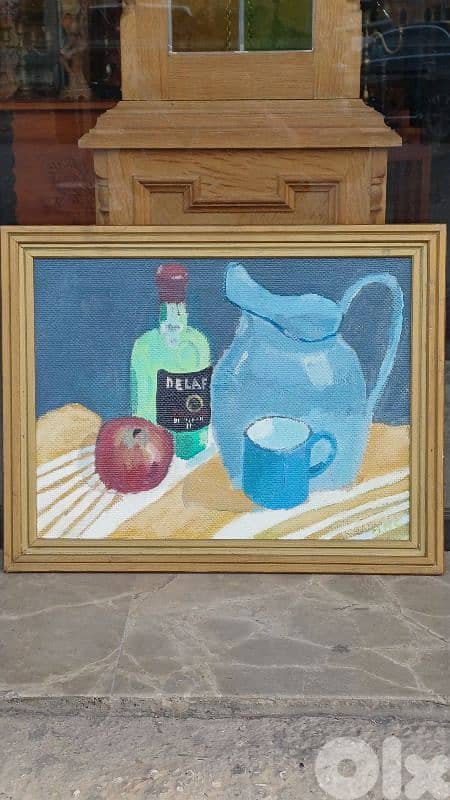 لوحة رسم زيتي اوروبية 2