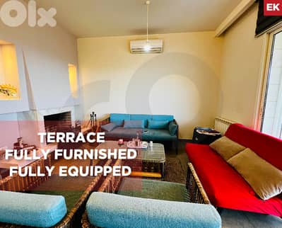 Fully Furnished, terrace, jbeil, hboub/حبوب  REF#EK131241