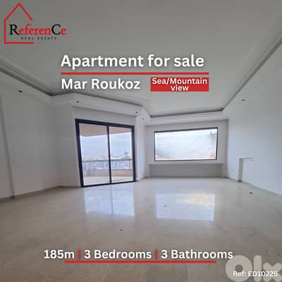 Spacious Apartment in Mar Roukoz for sale شقة كبيرة في مار روكز