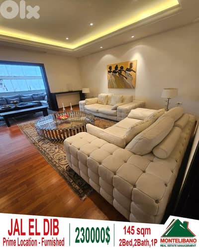 Prime Location 145sqm Apartment For Sale in Jal El Dib (جل الديب)