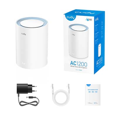 Cudy AC1200 Dual Band Whole Home Wi-Fi Mesh System, Model: M1200