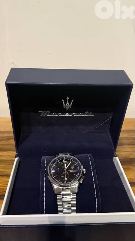 maserati blue navy watch 2