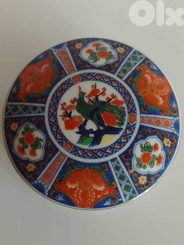 Vintage Takahashi Imari Porcelain Hand Painted Trinket Box. 2