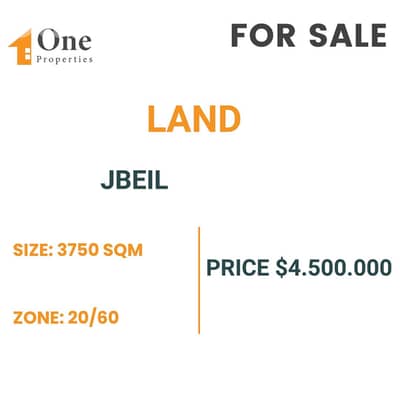 LAND FOR SALE IN JBEIL