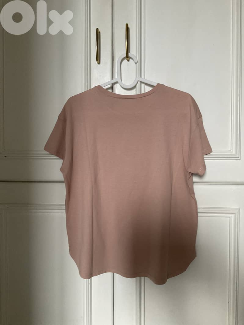 Light brown shirt with silver sequins, 168cm 2