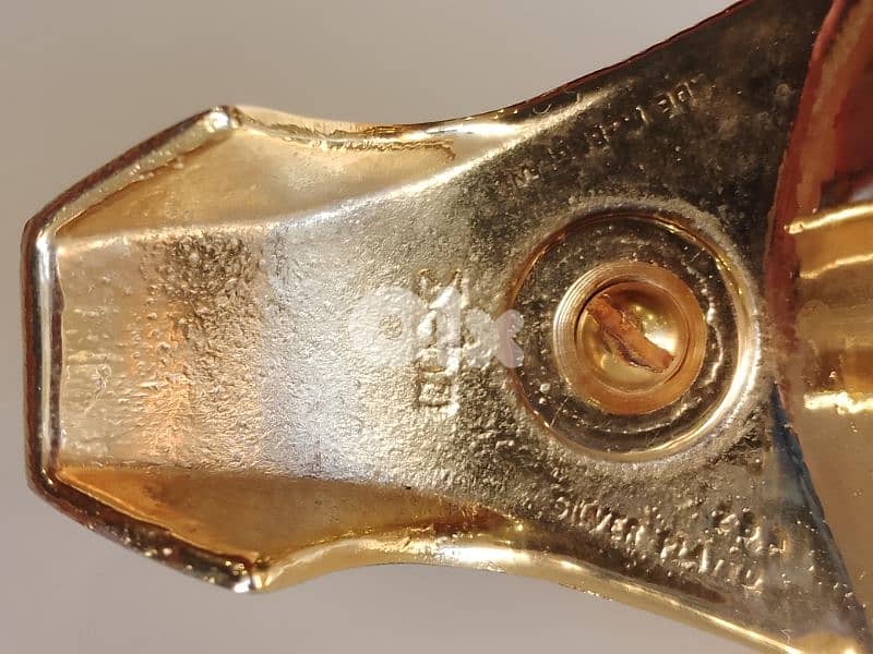 Vintage ZBA Silver Plated Seba horse and shell trinket dish 7