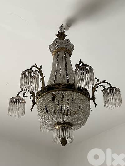 lustre crystal antique