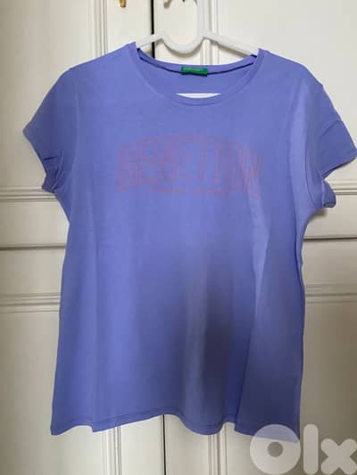 Purple shirt from Benetton, size 11-12 years