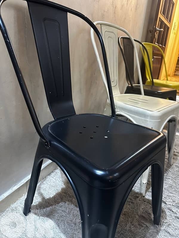 steel chairs in excellent condition. 30$/chair 2