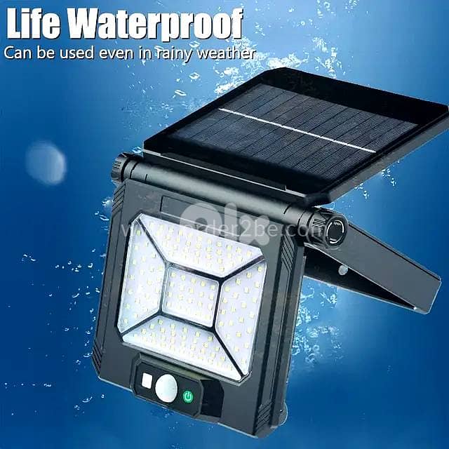 750-Lumen Solar Wall Light: Motion Sensor, Dual Power & IP65 Security 8