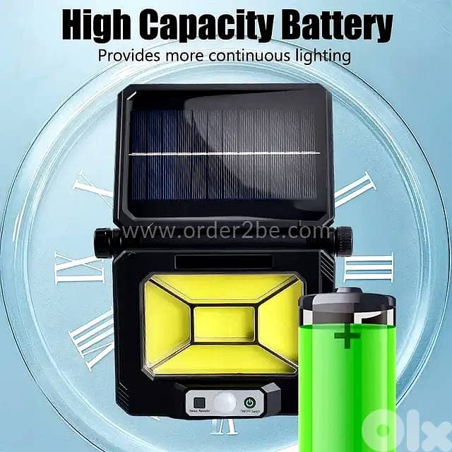 750-Lumen Solar Wall Light: Motion Sensor, Dual Power & IP65 Security 9