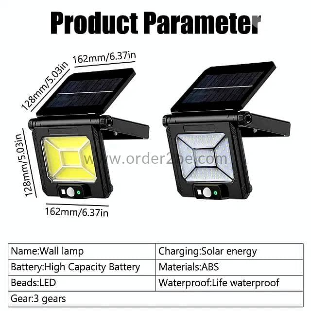 750-Lumen Solar Wall Light: Motion Sensor, Dual Power & IP65 Security 13