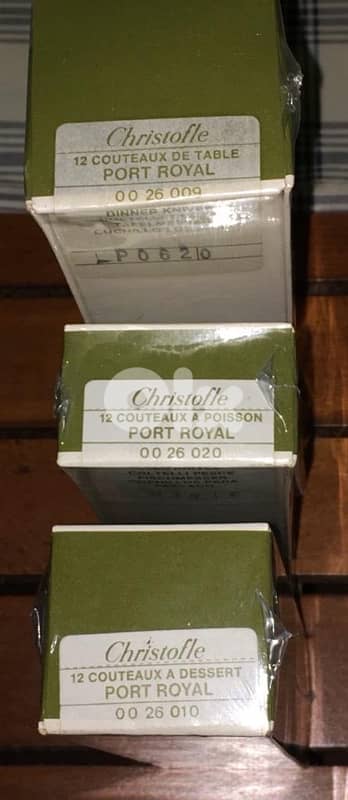 Christofle PortSilver-– New in Original Boxes