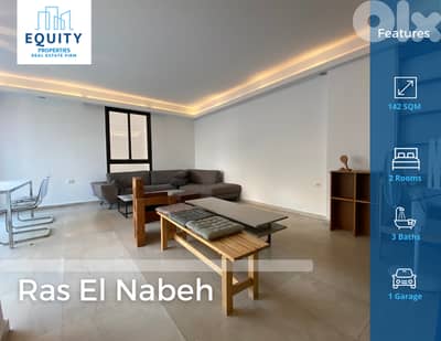 142 SQM Apartmetnt For Sale In Beirut Ras El Nabeh شقة للبيع #HG29153