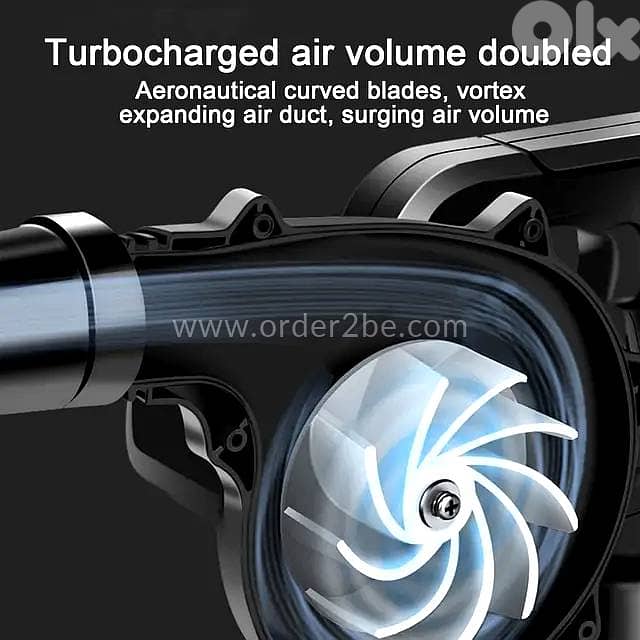 48VH Cordless 2-in-1 Leaf Blower — Vacuum Kit with Dual Battery Power 1