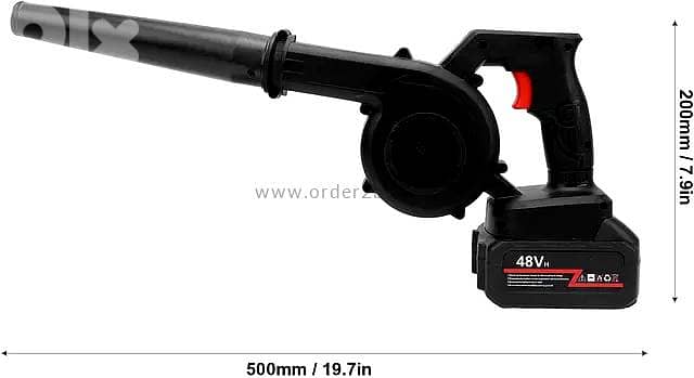 48VH Cordless 2-in-1 Leaf Blower — Vacuum Kit with Dual Battery Power 10