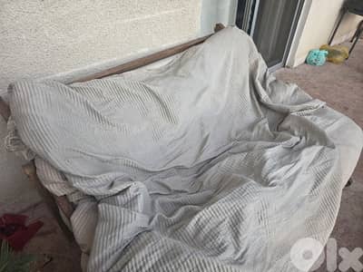 Wooden Balcony Lounge Chair / Daybed – Solid & Comfortable