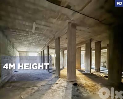 600 sqm warehouse located in Batroun ! REF#FD131263 !